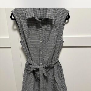 FRAME Classic Black and White Checkered Dress